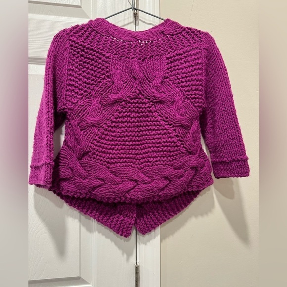 Free People Purple Knit Cardigan - Picture 3 of 10